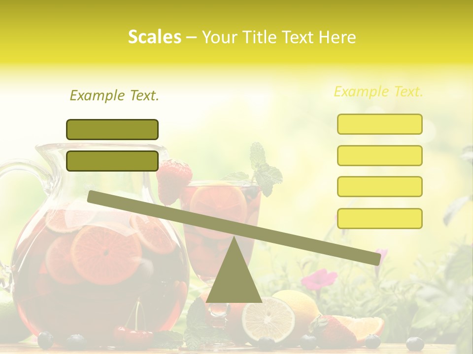 Homemade Relax Leaves PowerPoint Template