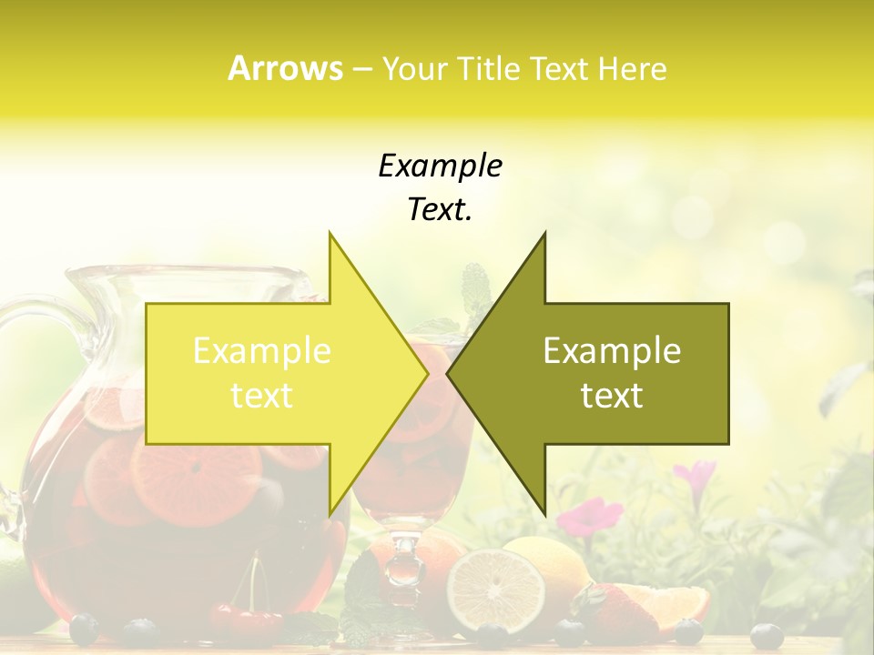 Homemade Relax Leaves PowerPoint Template