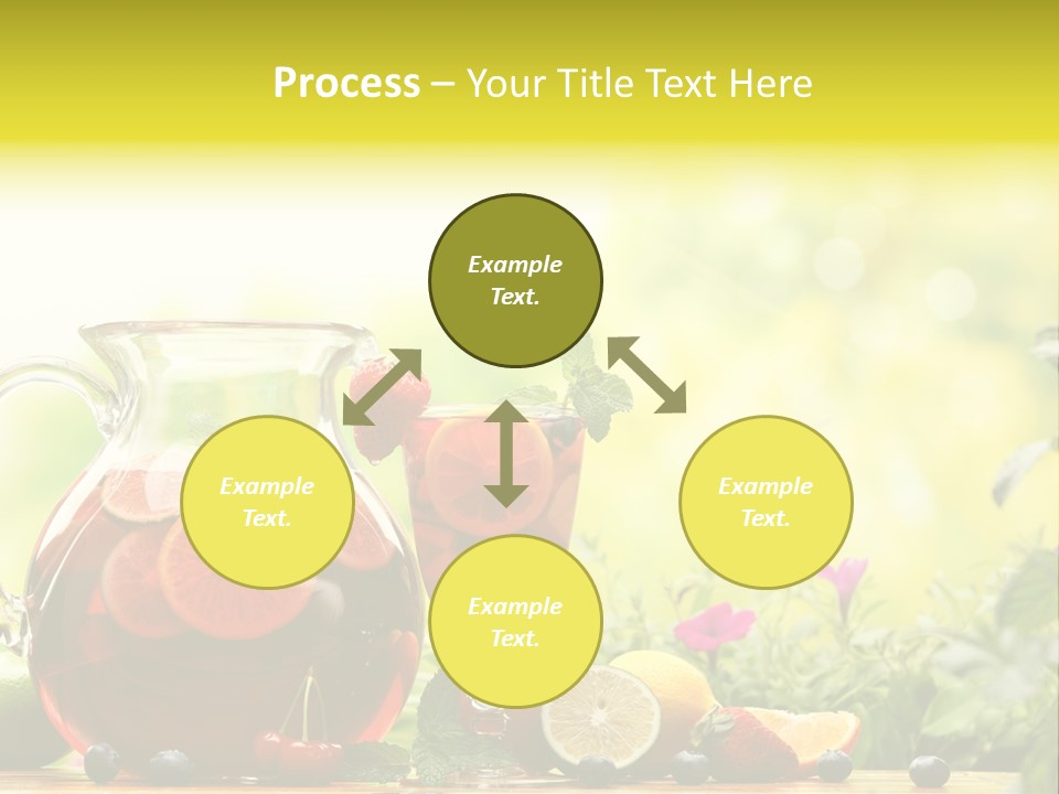 Homemade Relax Leaves PowerPoint Template