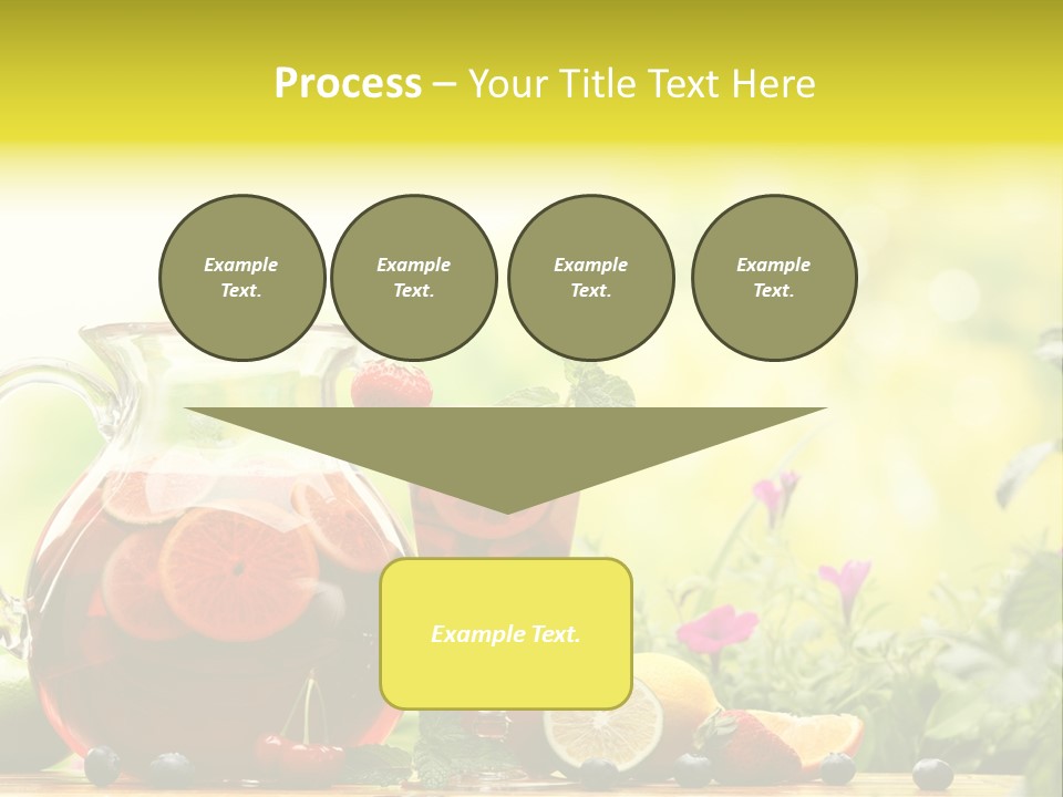 Homemade Relax Leaves PowerPoint Template