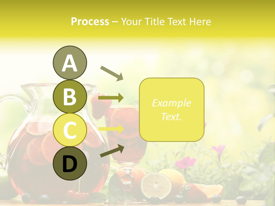 Homemade Relax Leaves PowerPoint Template