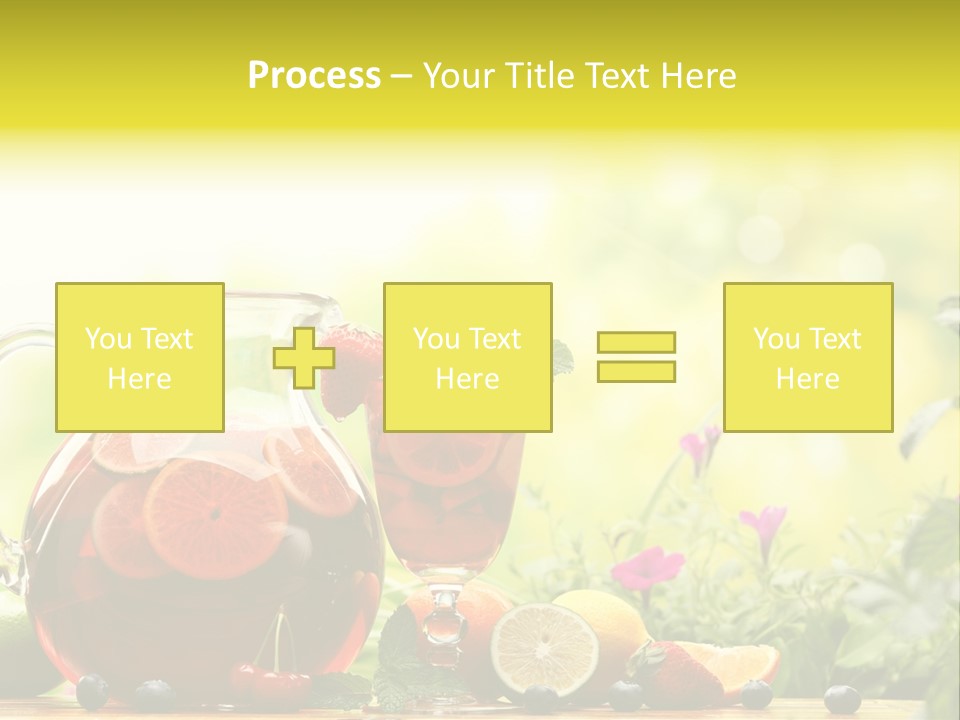 Homemade Relax Leaves PowerPoint Template