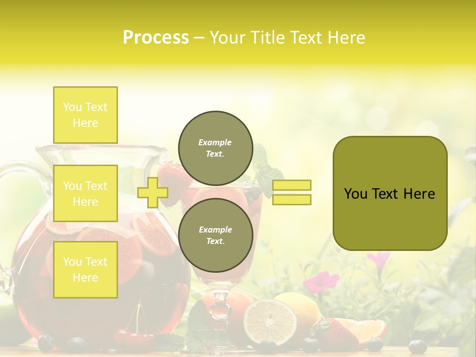 Homemade Relax Leaves PowerPoint Template