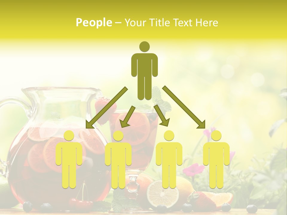 Homemade Relax Leaves PowerPoint Template