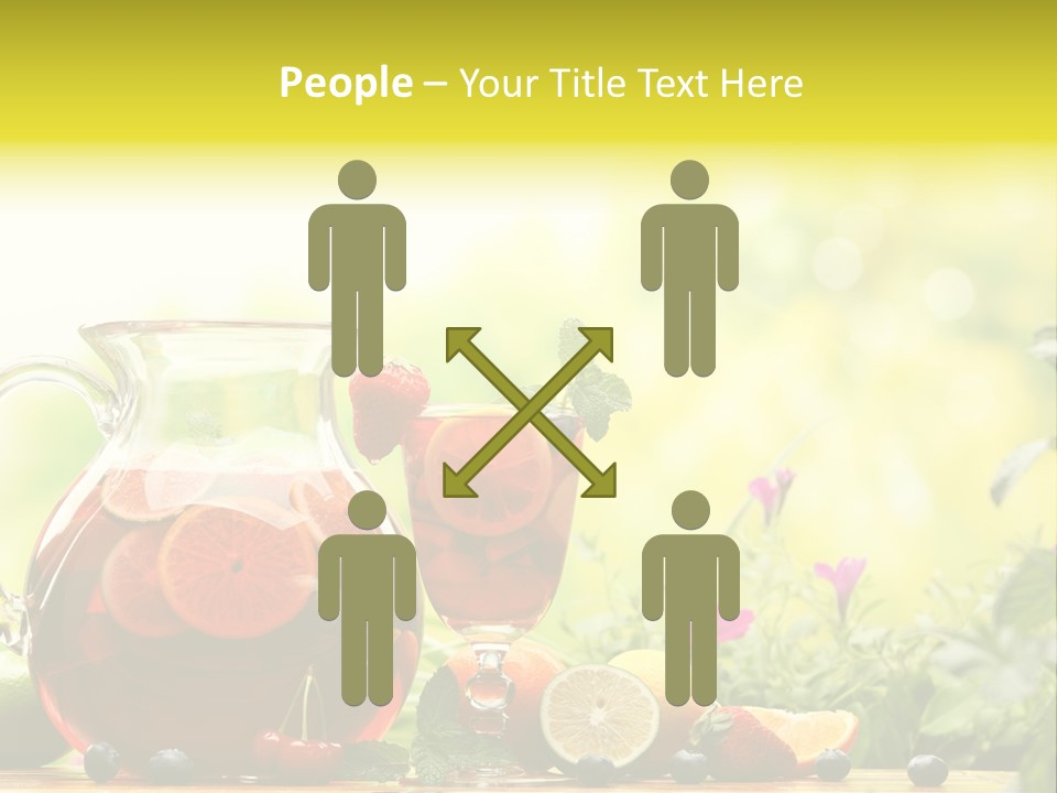 Homemade Relax Leaves PowerPoint Template