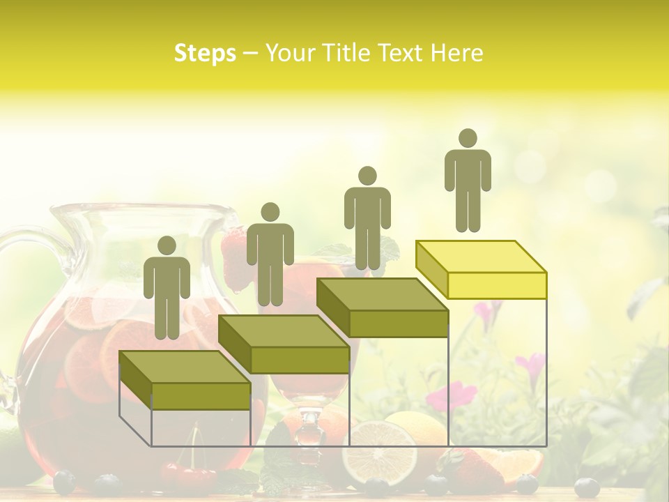 Homemade Relax Leaves PowerPoint Template