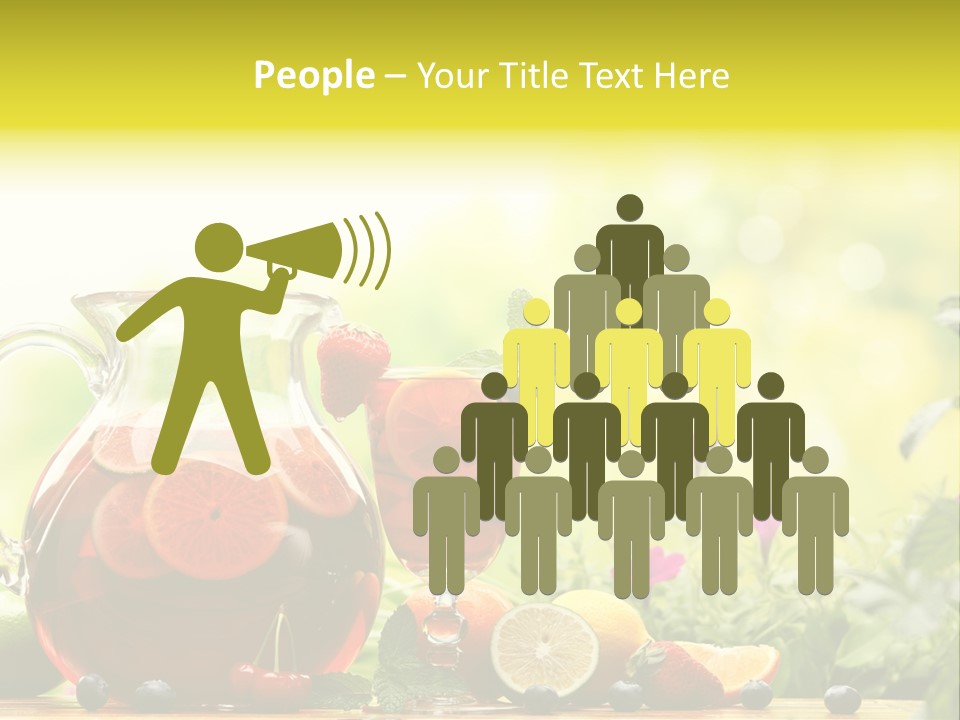 Homemade Relax Leaves PowerPoint Template