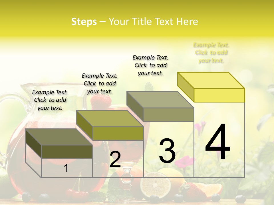 Homemade Relax Leaves PowerPoint Template
