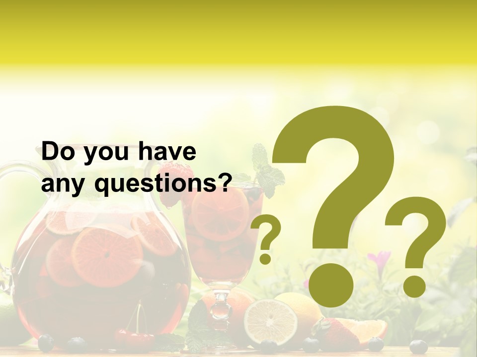 Homemade Relax Leaves PowerPoint Template