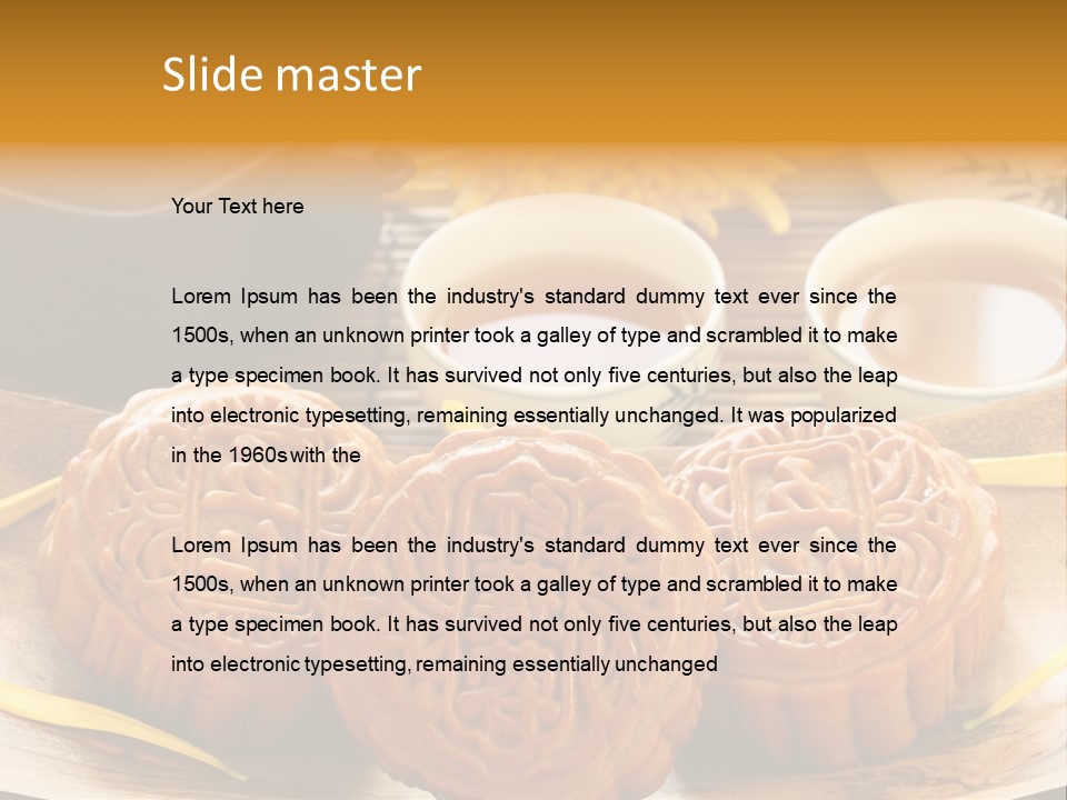 China Holiday Mooncake PowerPoint Template