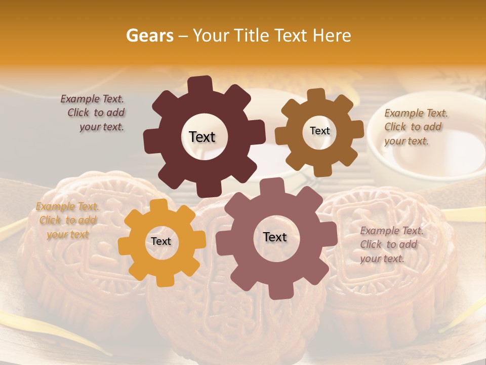 China Holiday Mooncake PowerPoint Template
