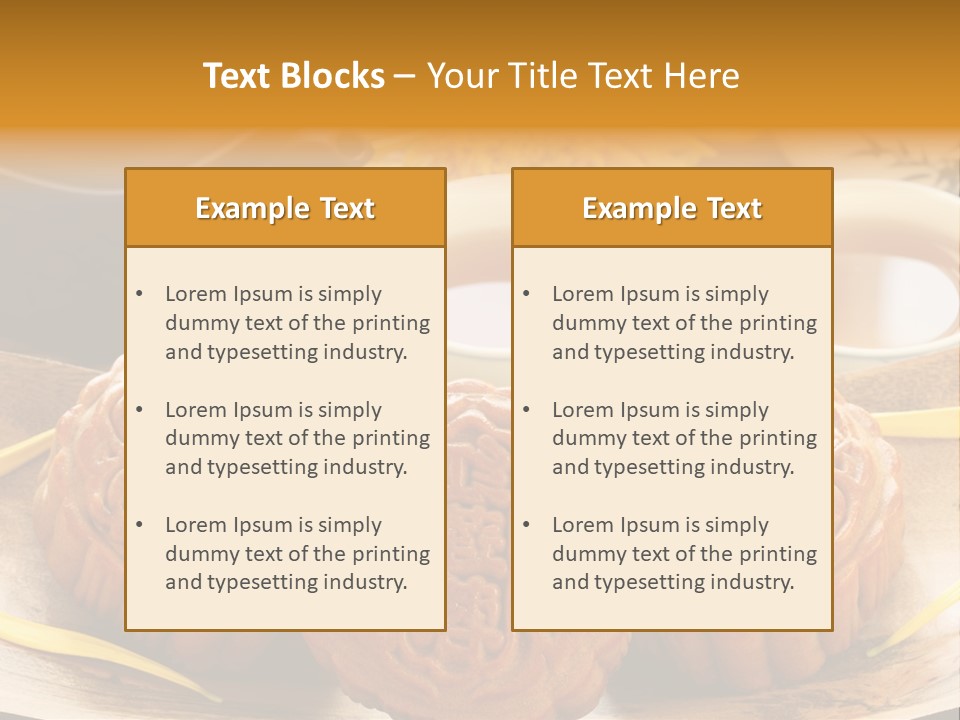 China Holiday Mooncake PowerPoint Template