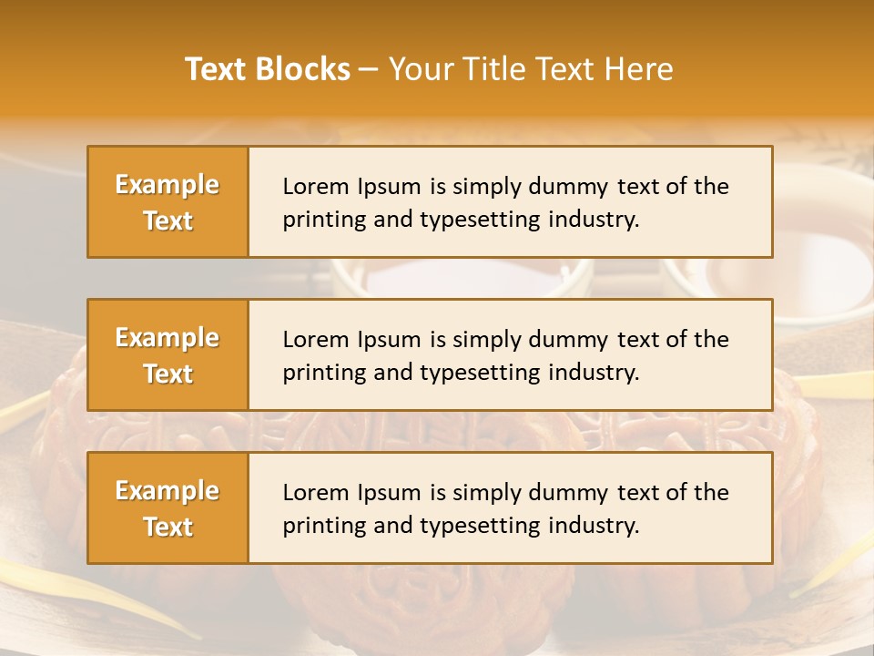 China Holiday Mooncake PowerPoint Template
