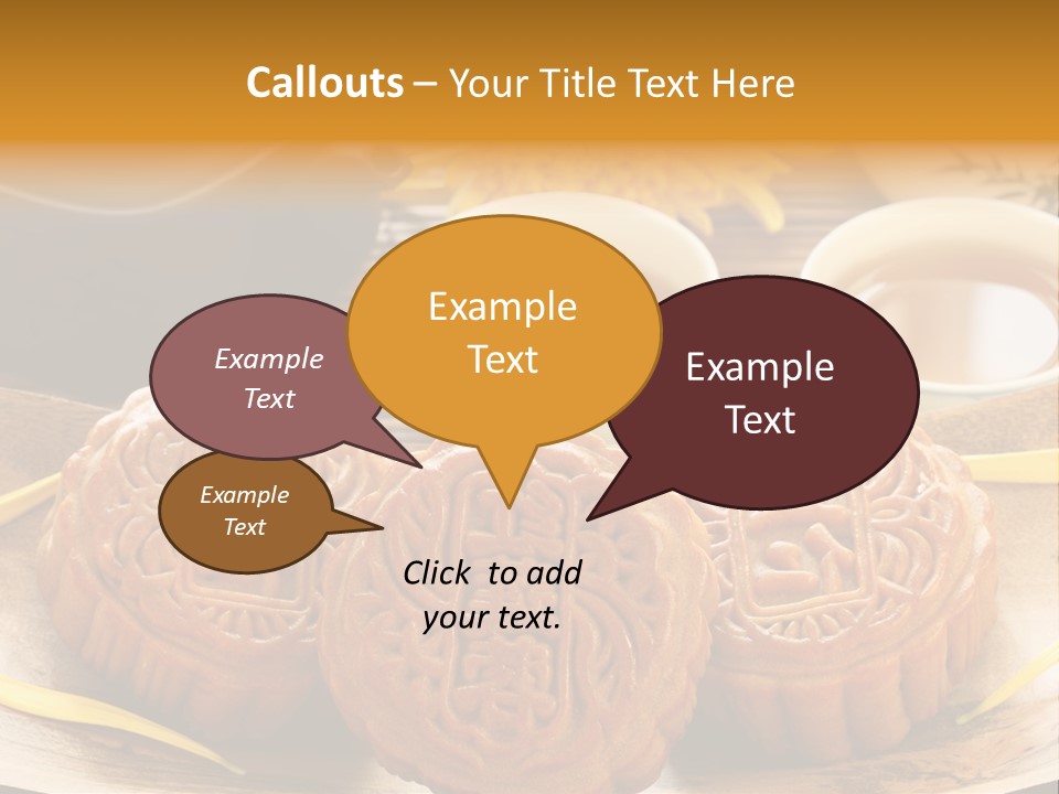 China Holiday Mooncake PowerPoint Template