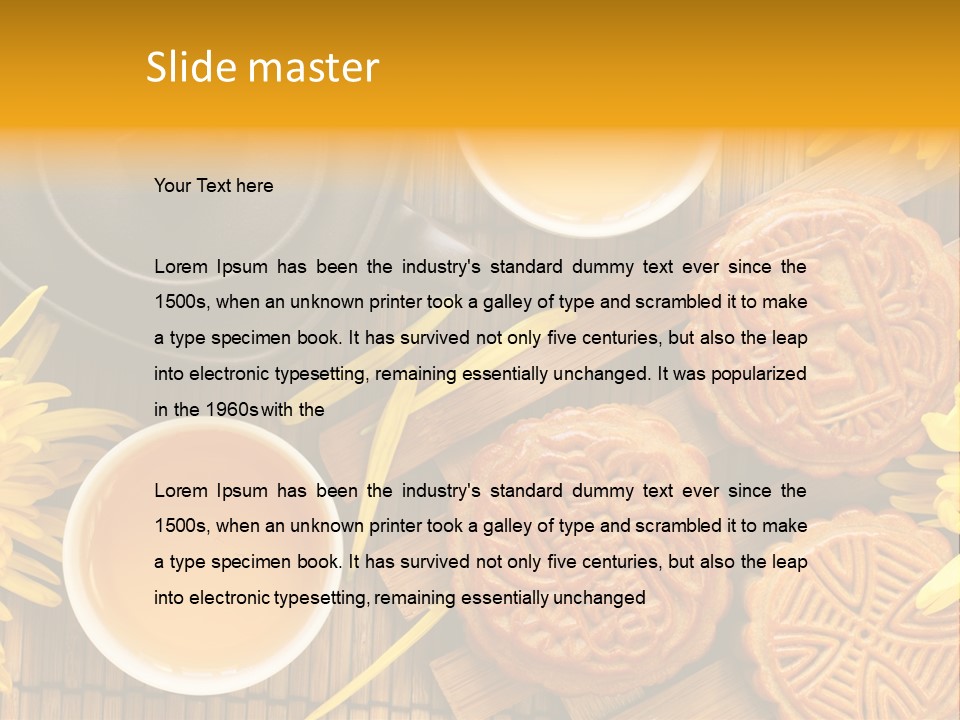 Pastry Chinese Asian PowerPoint Template