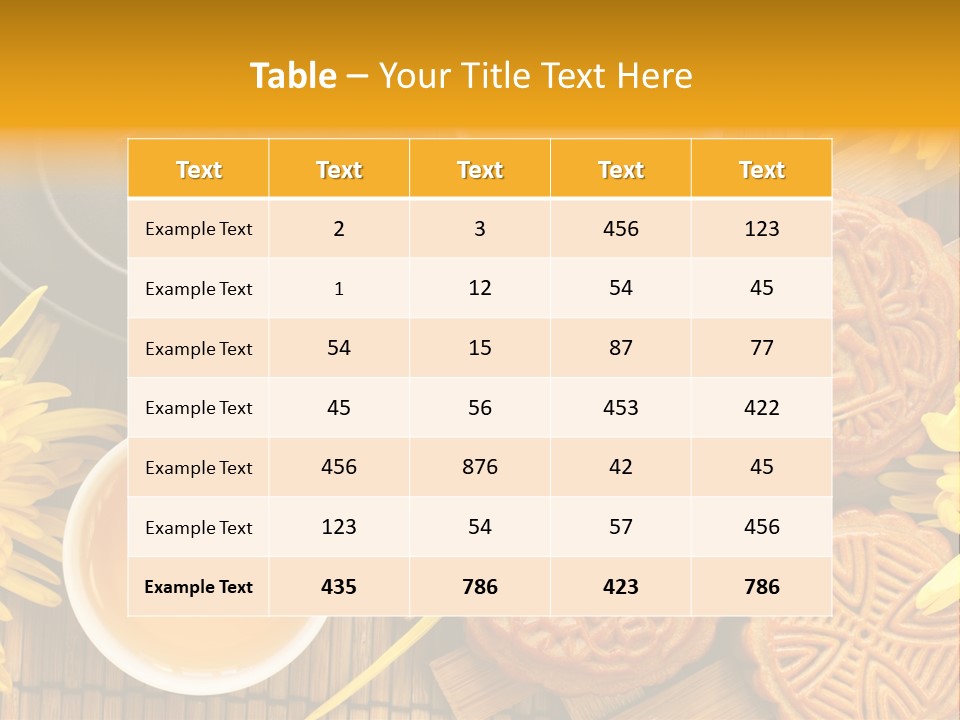 Pastry Chinese Asian PowerPoint Template