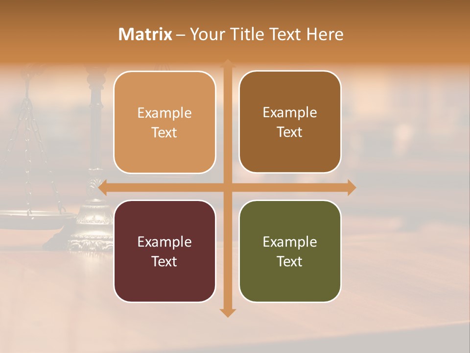 Courthouse Concept Judge PowerPoint Template