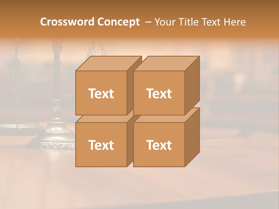 Courthouse Concept Judge PowerPoint Template