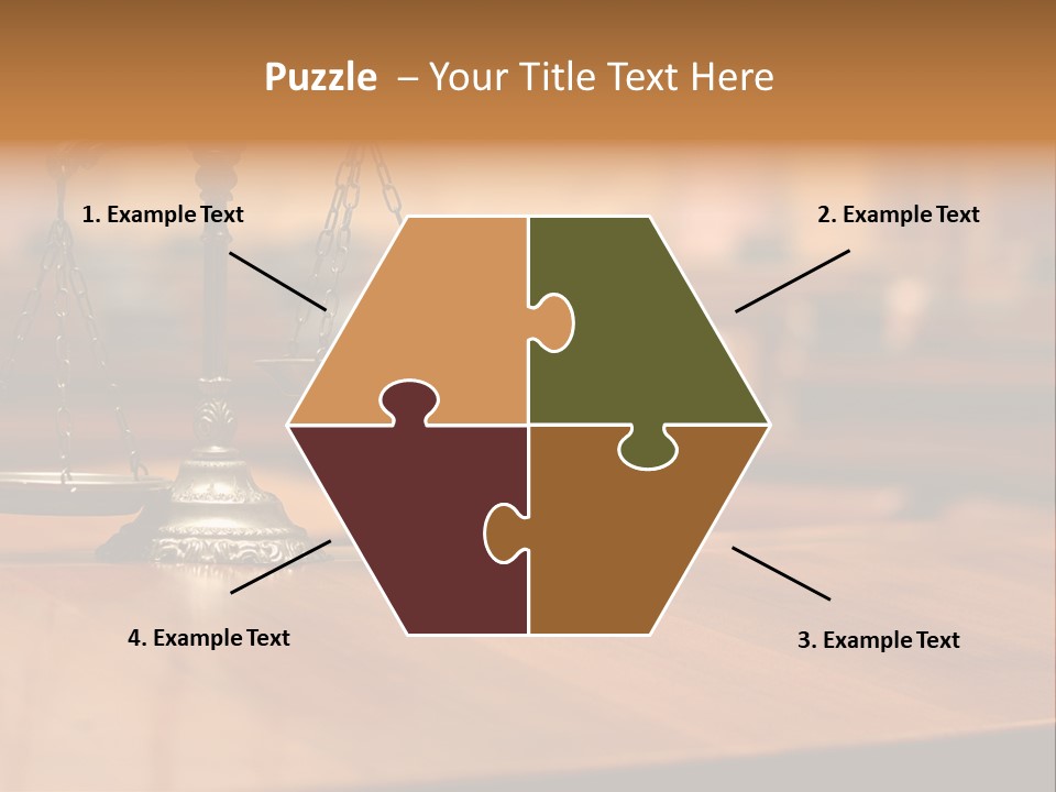 Courthouse Concept Judge PowerPoint Template