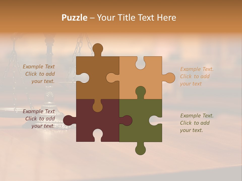 Courthouse Concept Judge PowerPoint Template