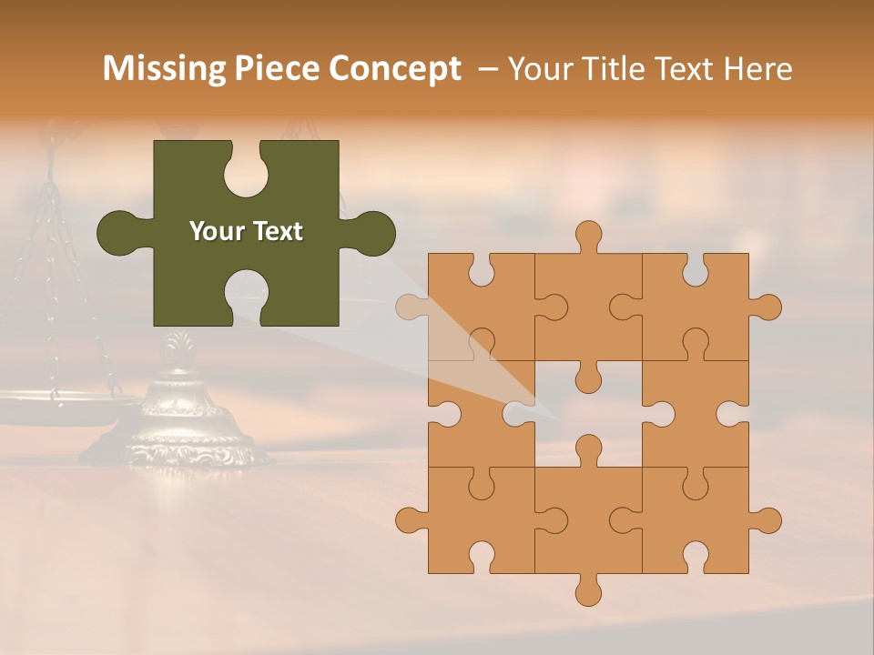 Courthouse Concept Judge PowerPoint Template