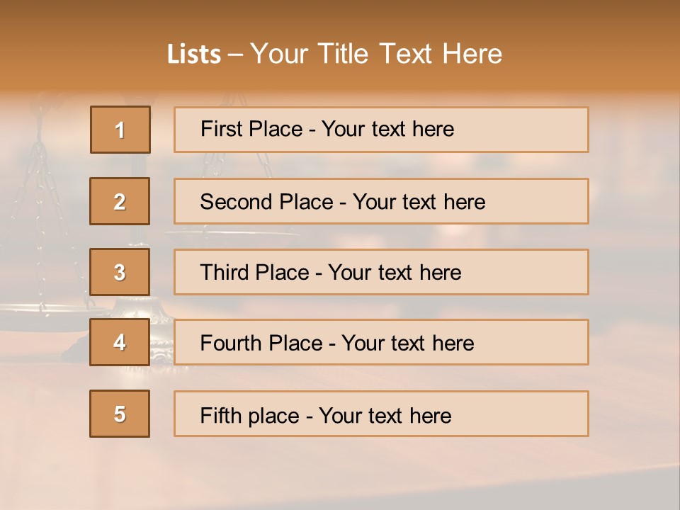 Courthouse Concept Judge PowerPoint Template