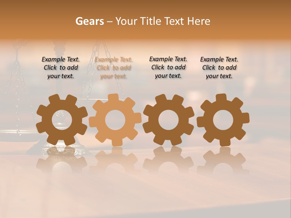 Courthouse Concept Judge PowerPoint Template