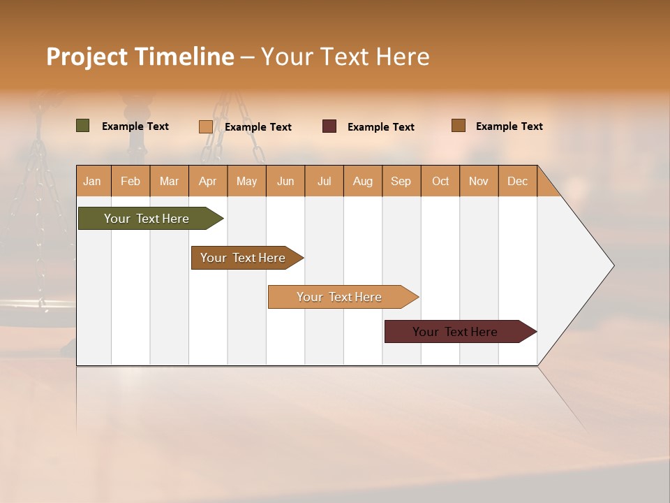 Courthouse Concept Judge PowerPoint Template