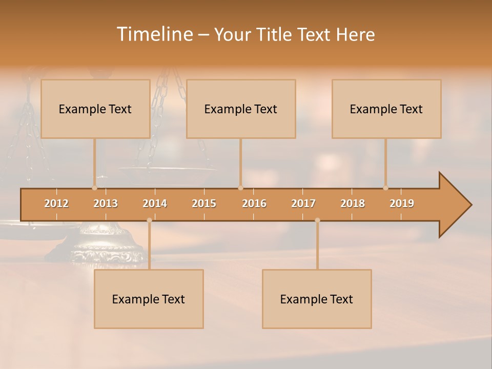 Courthouse Concept Judge PowerPoint Template