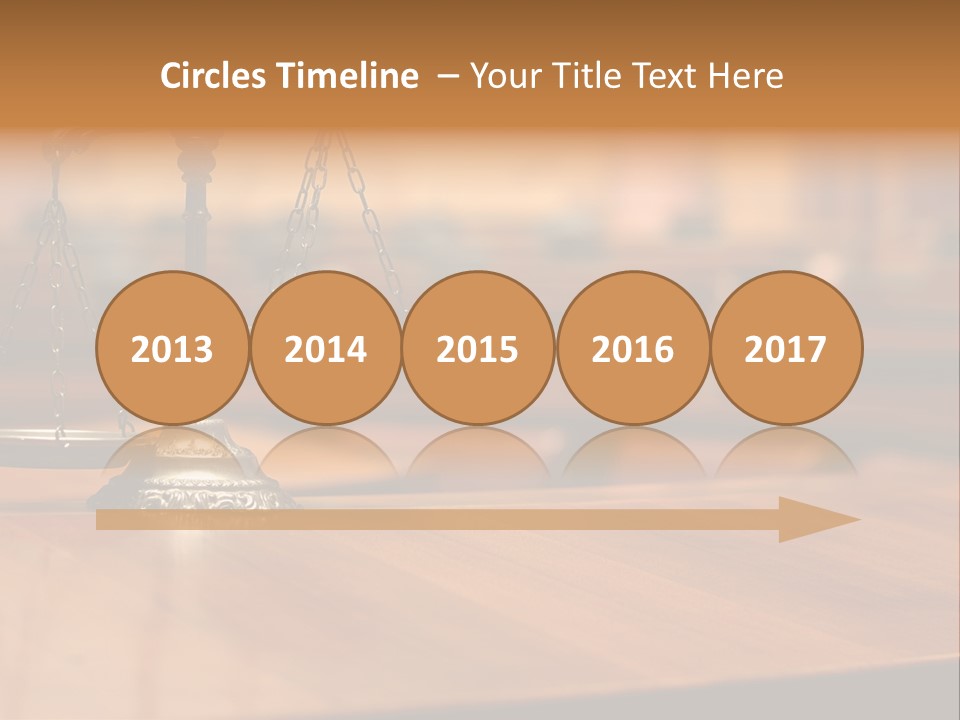Courthouse Concept Judge PowerPoint Template