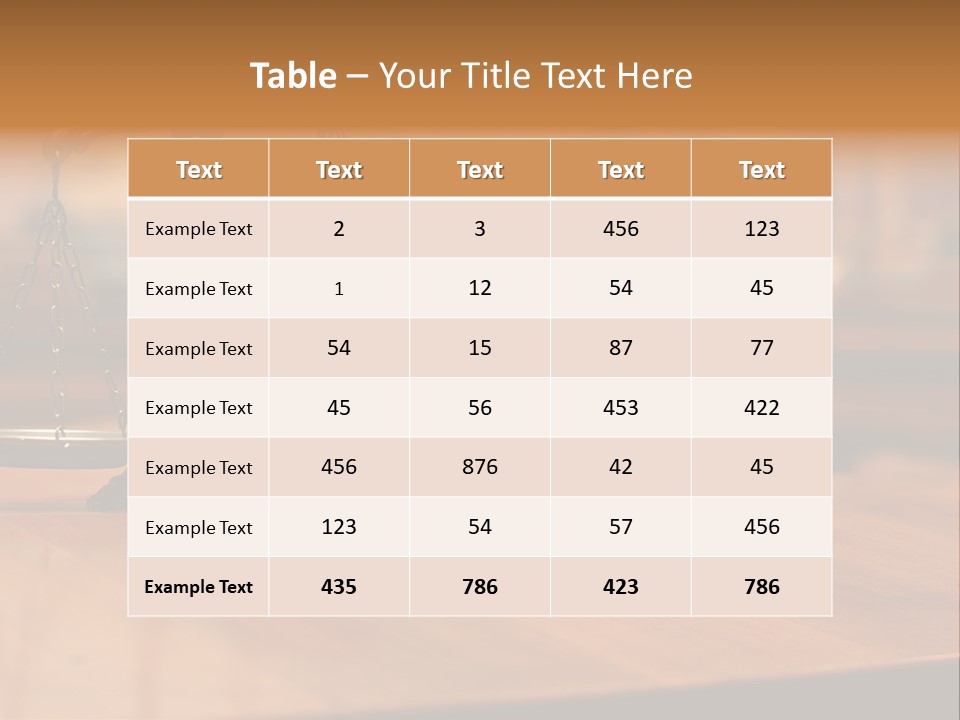 Courthouse Concept Judge PowerPoint Template