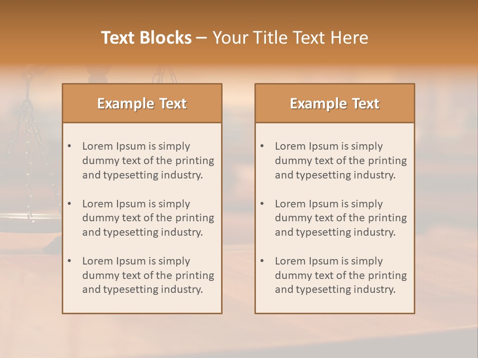 Courthouse Concept Judge PowerPoint Template