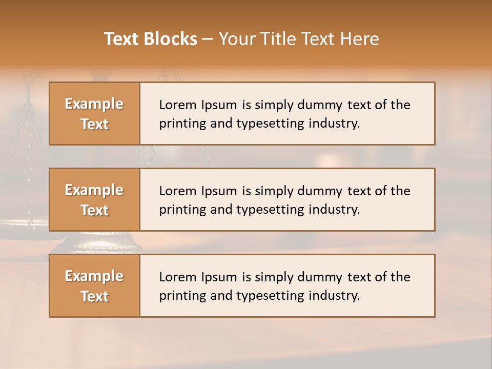 Courthouse Concept Judge PowerPoint Template