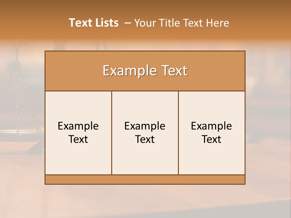 Courthouse Concept Judge PowerPoint Template