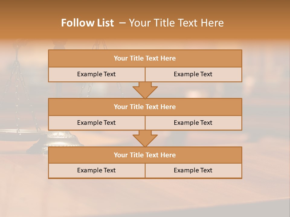 Courthouse Concept Judge PowerPoint Template