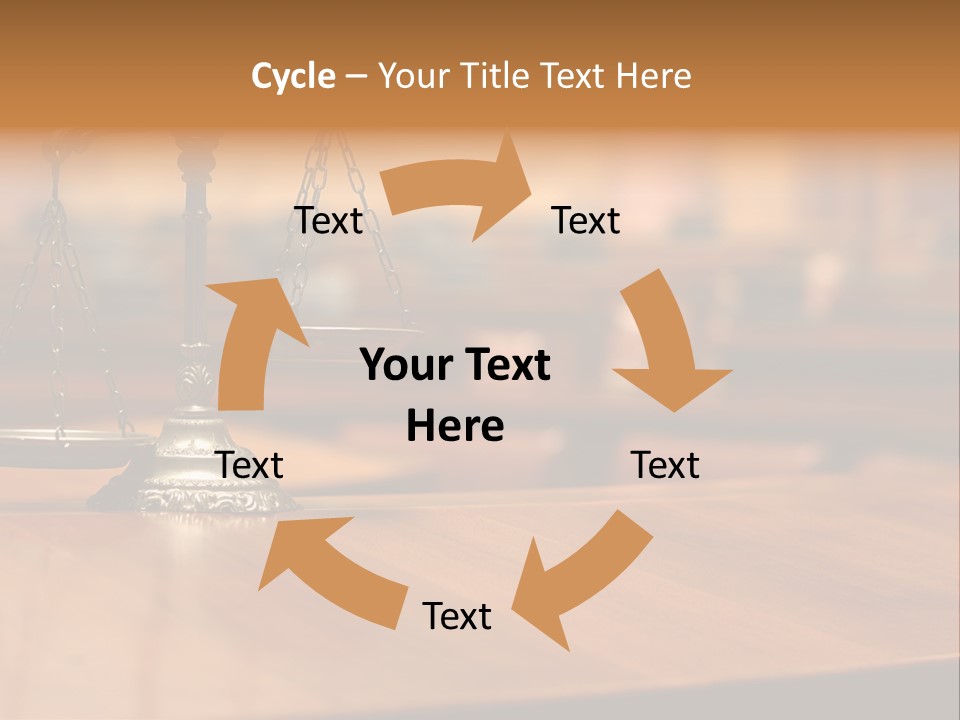 Courthouse Concept Judge PowerPoint Template