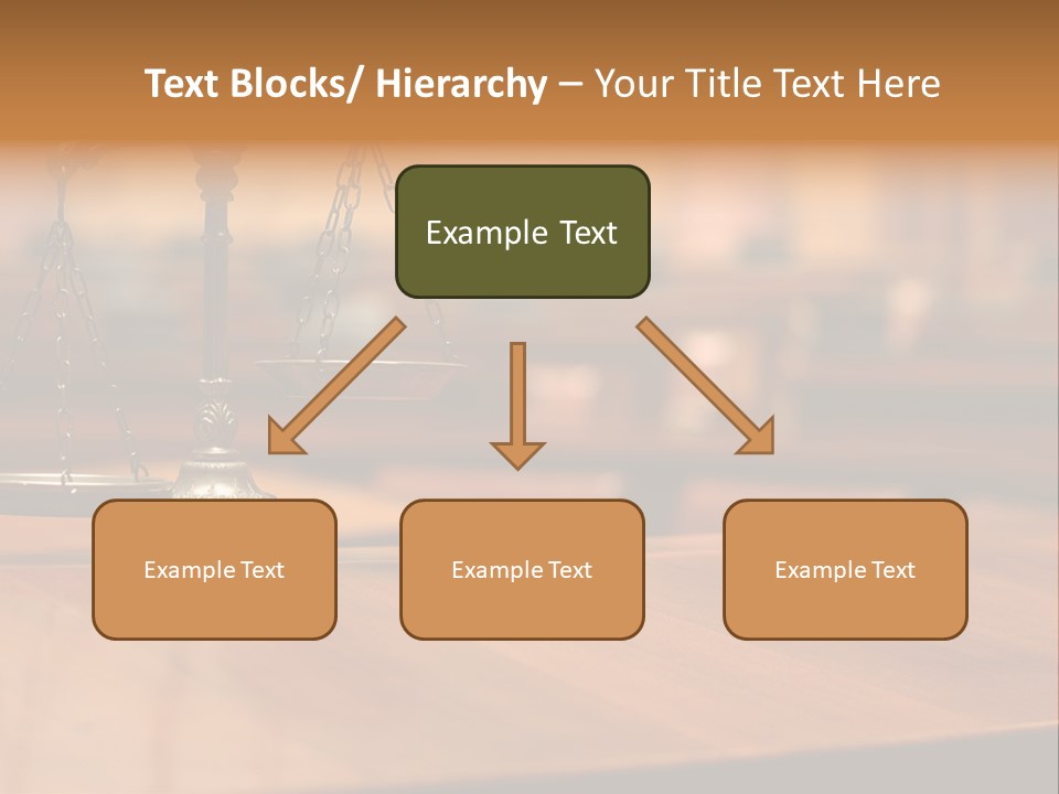 Courthouse Concept Judge PowerPoint Template