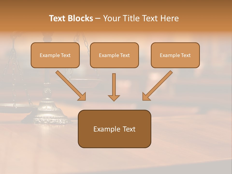 Courthouse Concept Judge PowerPoint Template