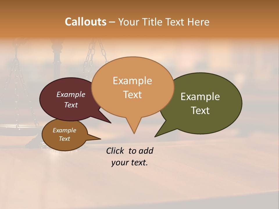 Courthouse Concept Judge PowerPoint Template