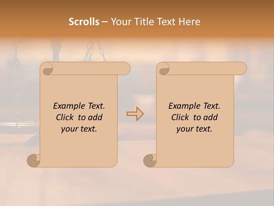 Courthouse Concept Judge PowerPoint Template