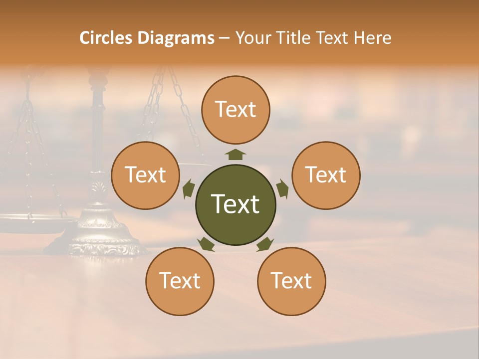 Courthouse Concept Judge PowerPoint Template