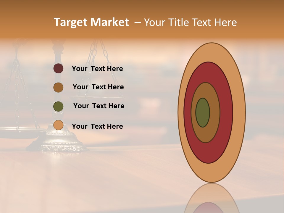 Courthouse Concept Judge PowerPoint Template