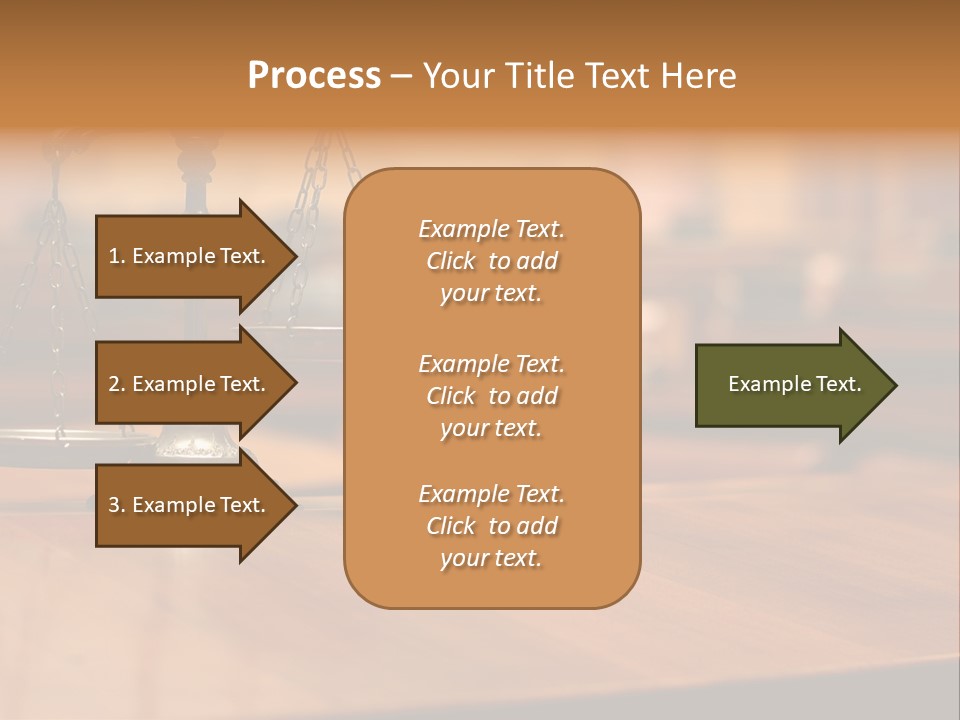 Courthouse Concept Judge PowerPoint Template
