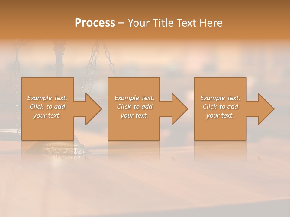 Courthouse Concept Judge PowerPoint Template