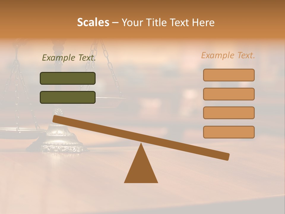 Courthouse Concept Judge PowerPoint Template