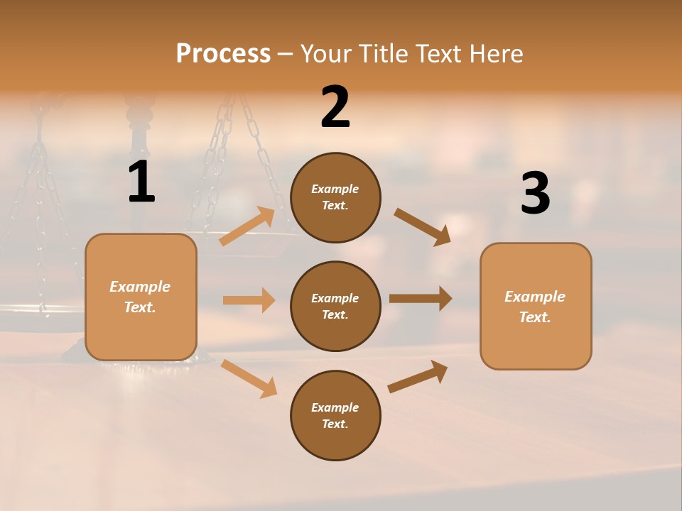 Courthouse Concept Judge PowerPoint Template