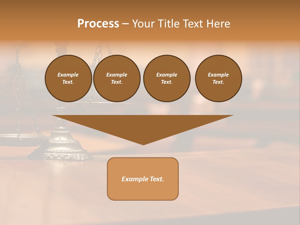 Courthouse Concept Judge PowerPoint Template