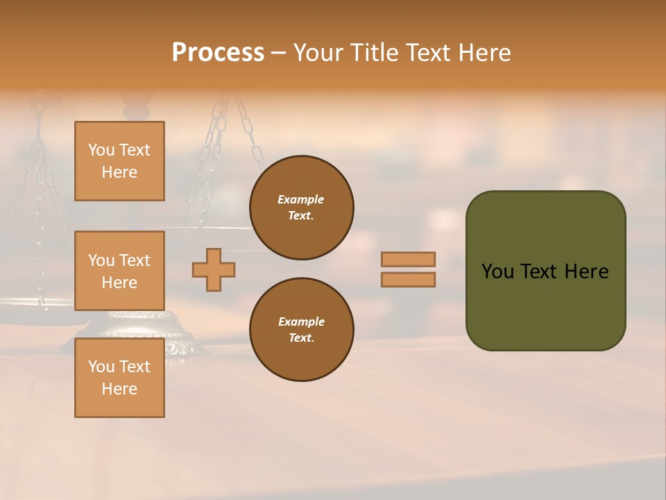 Courthouse Concept Judge PowerPoint Template