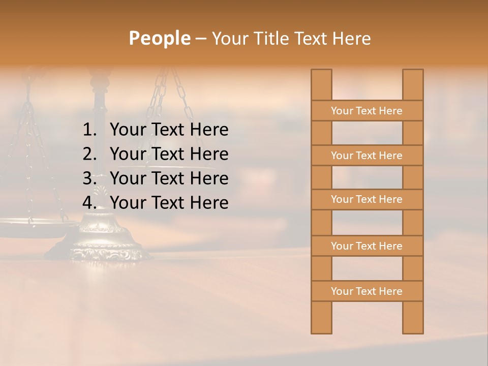Courthouse Concept Judge PowerPoint Template