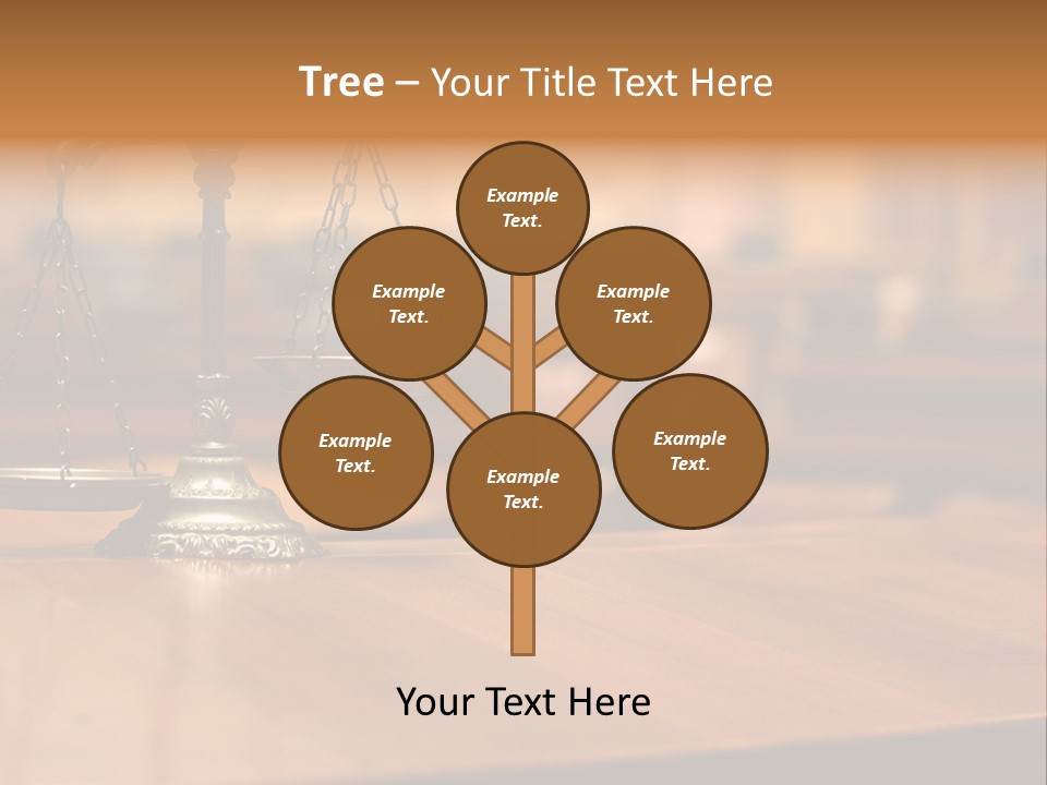 Courthouse Concept Judge PowerPoint Template